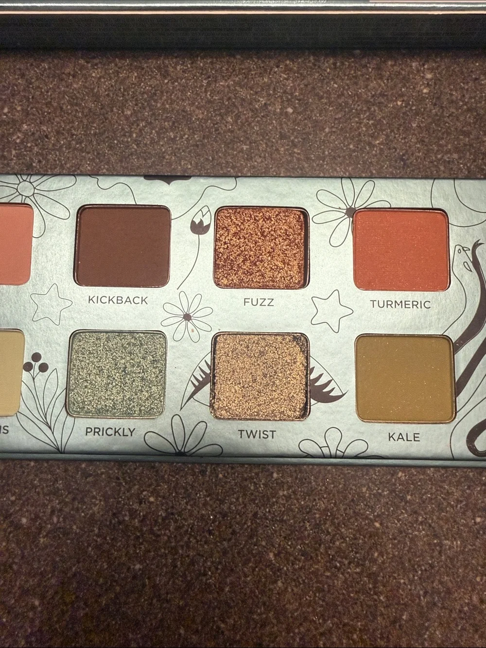 Urban Dacay Wild Greens Eyeshadow Palette - Green/Turquoise Metallic